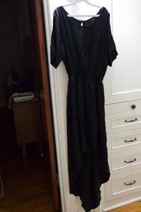 Gypsy 05 Black Short-to-High Dress - Size S - Bohemian Flair